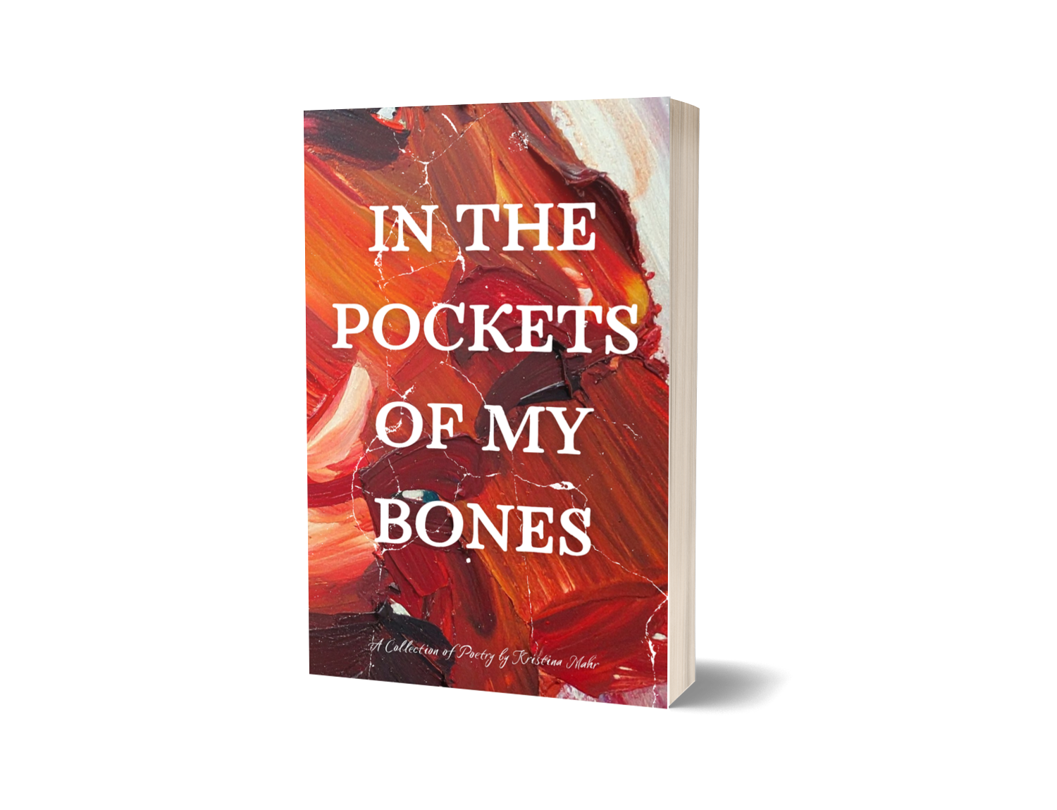 Cover of the poetry collection "In the Pockets of My Bones" by Kristina Mahr.