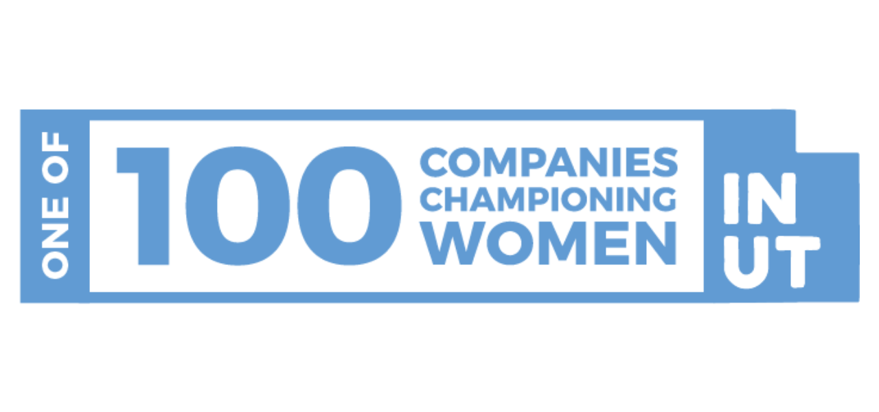 100 Companies Championing Women badge