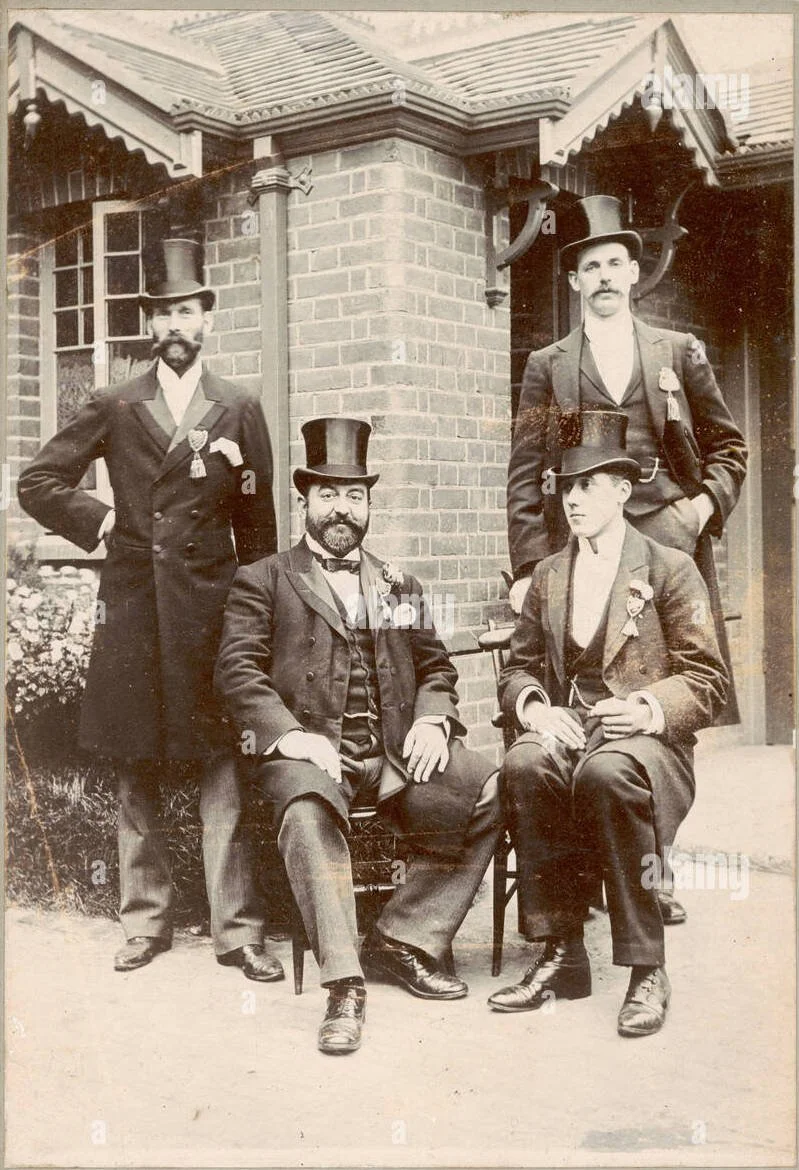 four-men-in-top-hats-G39YJP.jpg