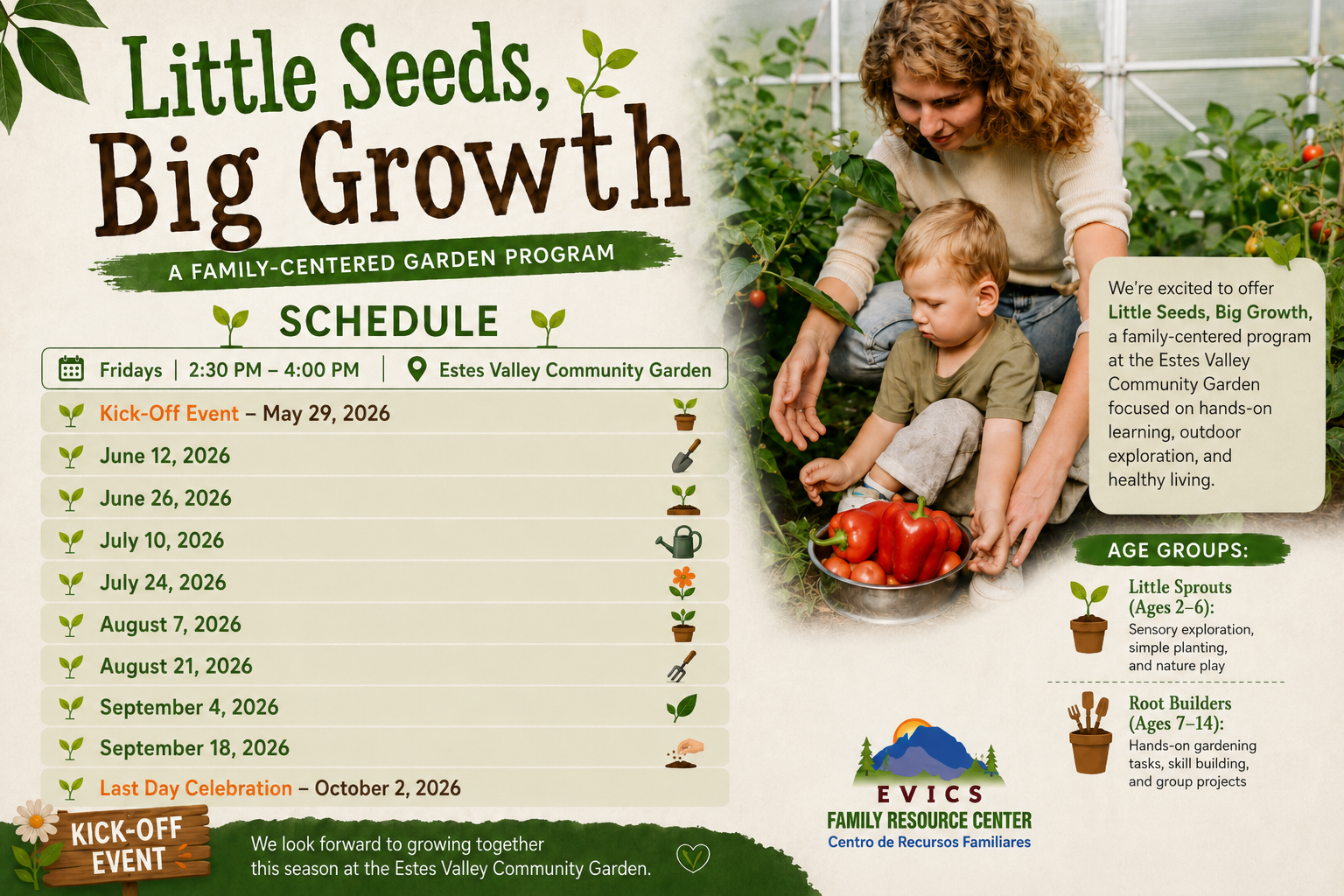 Little Seed, Big Growth Community Garden 
