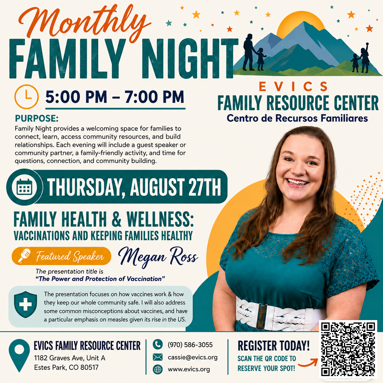 Family Night: Family Health & Wellness: “The Power and Protection of Vaccination” 