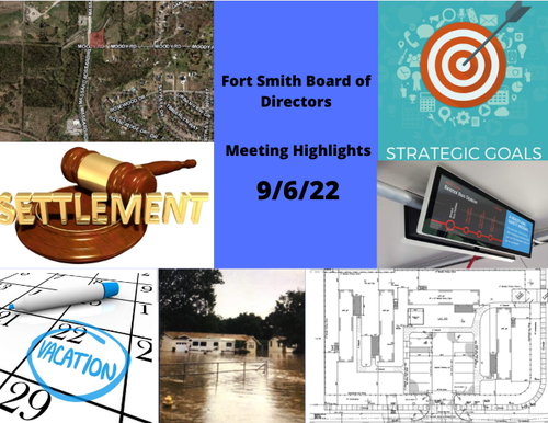 Highlights of the Fort Smith Board of Directors Meeting 9/6/22