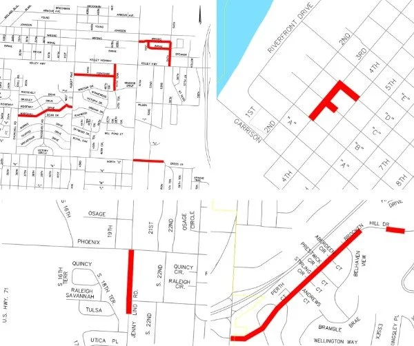 collage of sidewalk maps 2026 CIP