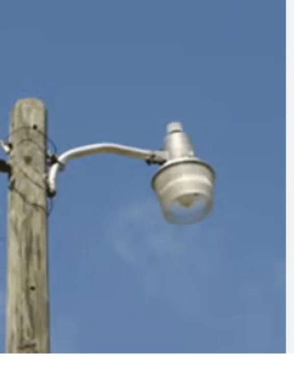 street light on pole