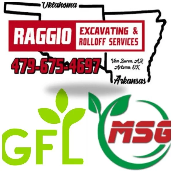 raggio, gfl, msg logo collage