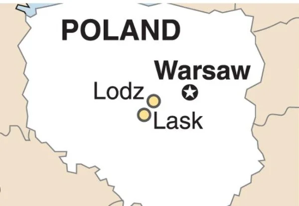 map of poland