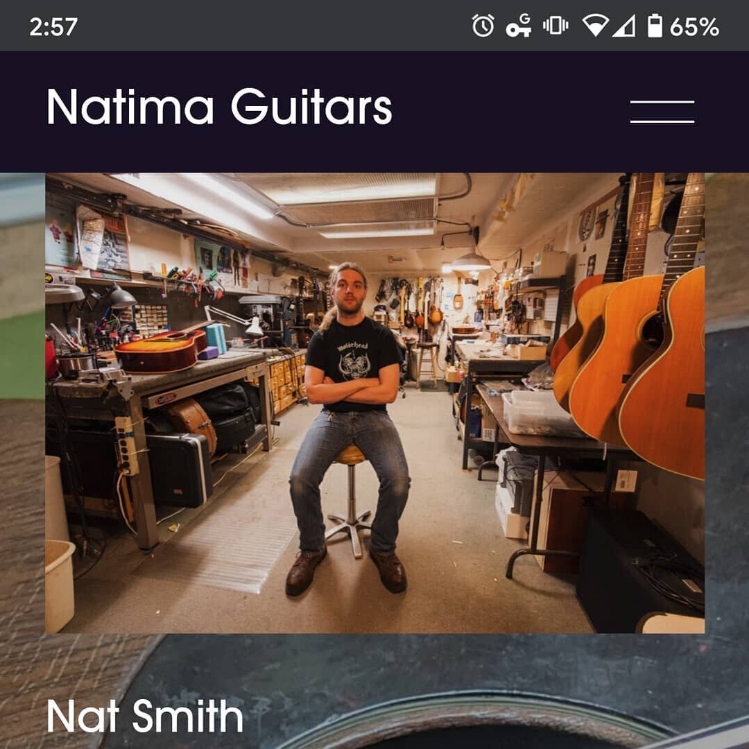 New website is up and running at www.natimaguitars.com go check it out!
It's definitely a work in progress and still missing a lot of text but hopefully the start of something great!