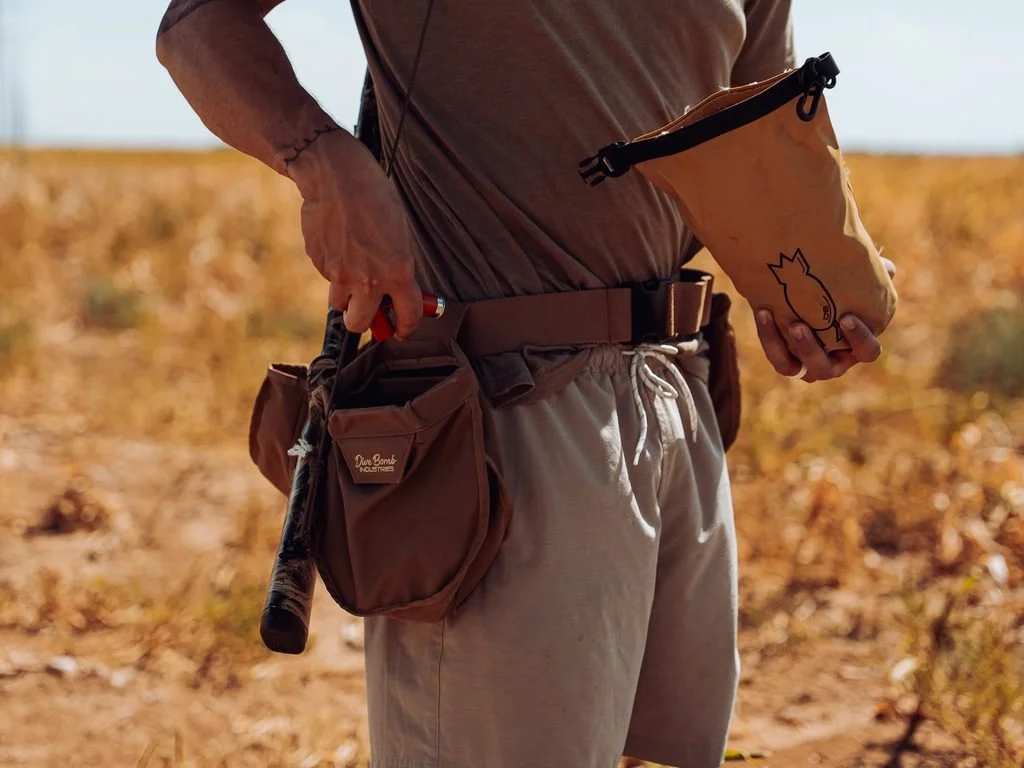 100 Club Dove Hunt Man in field hunting