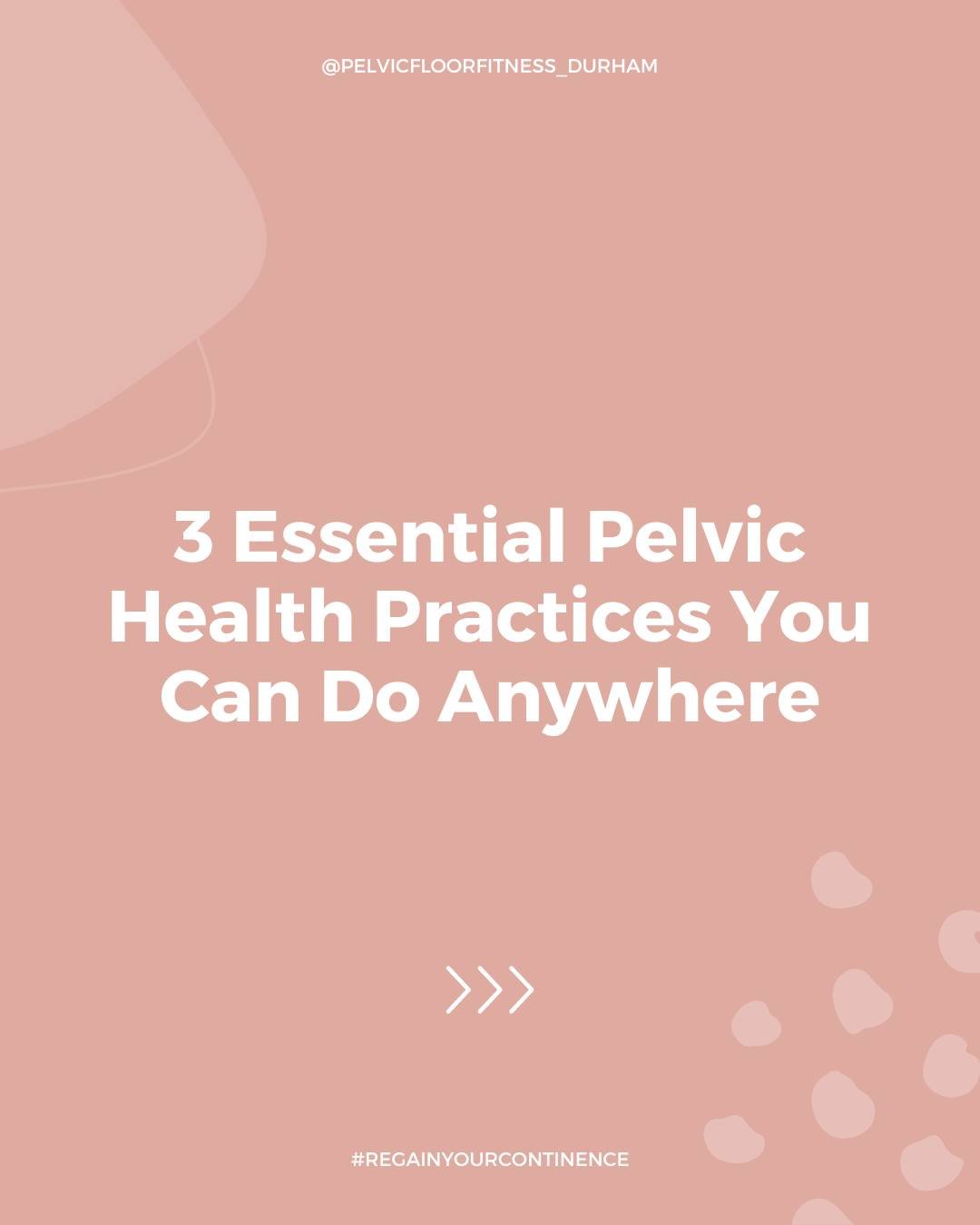 👆 Incorporating these practices into your daily routine can help improve pelvic floor strength, flexibility, and coordination, leading to better bladder and bowel control, reduced pelvic pain, and overall improved pelvic health.

Remember we always 