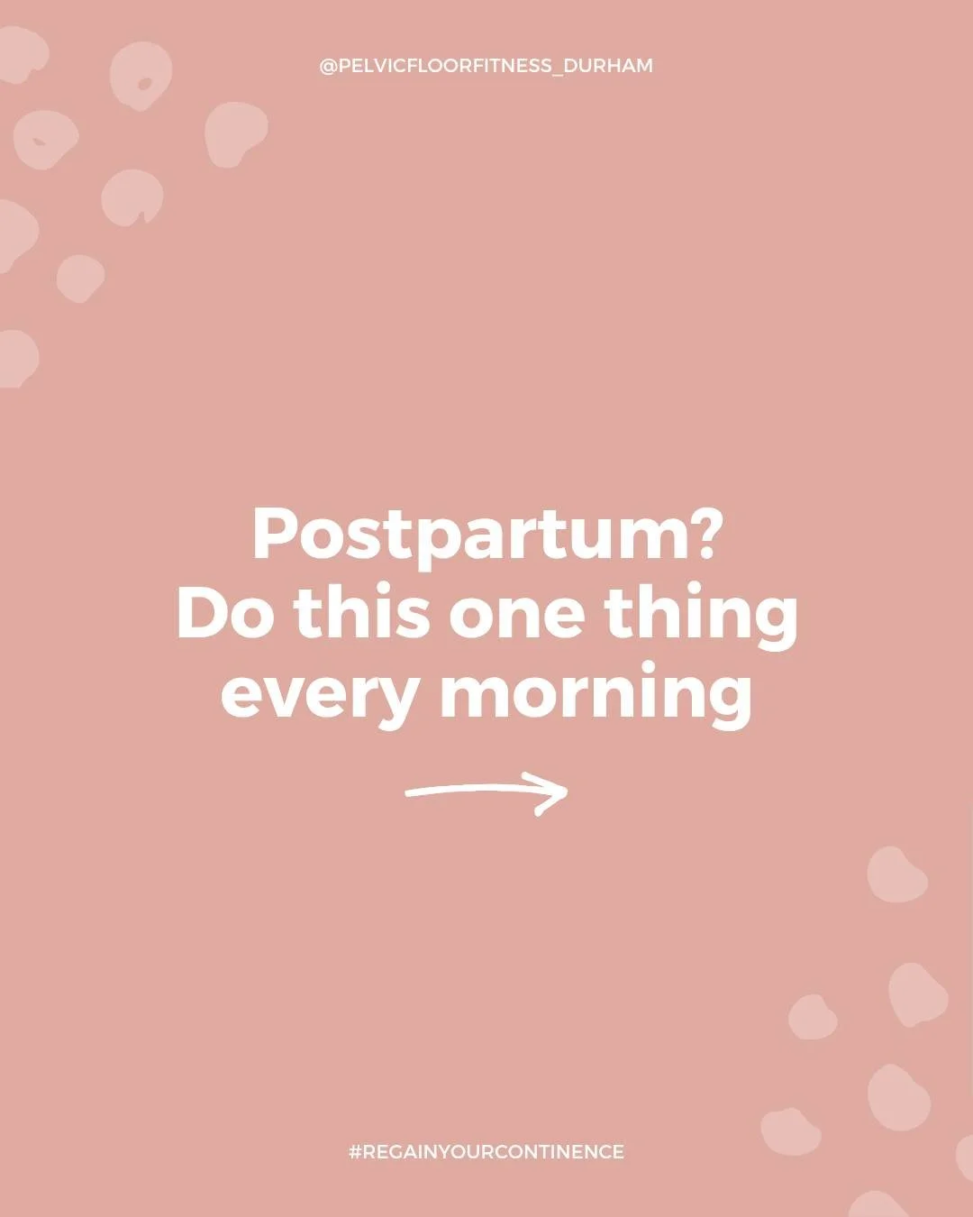 If you recently had a baby (or even if it&rsquo;s been years), start your day with 5 deep belly breaths. Place a hand on your belly and one on your chest. Reconnect. This is how the healing starts. 💗

#postpartumhealing #corebreath #pelvicfloorfitne