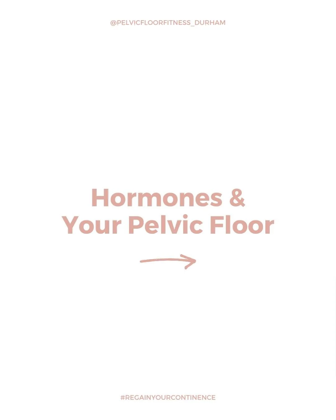 Hormones play a HUGE role in your pelvic health. Low estrogen during menopause can thin the tissues that help support your bladder. But knowledge is power&mdash;and there are things we can do to support you through it. 💕

#menopauseawareness #pelvic