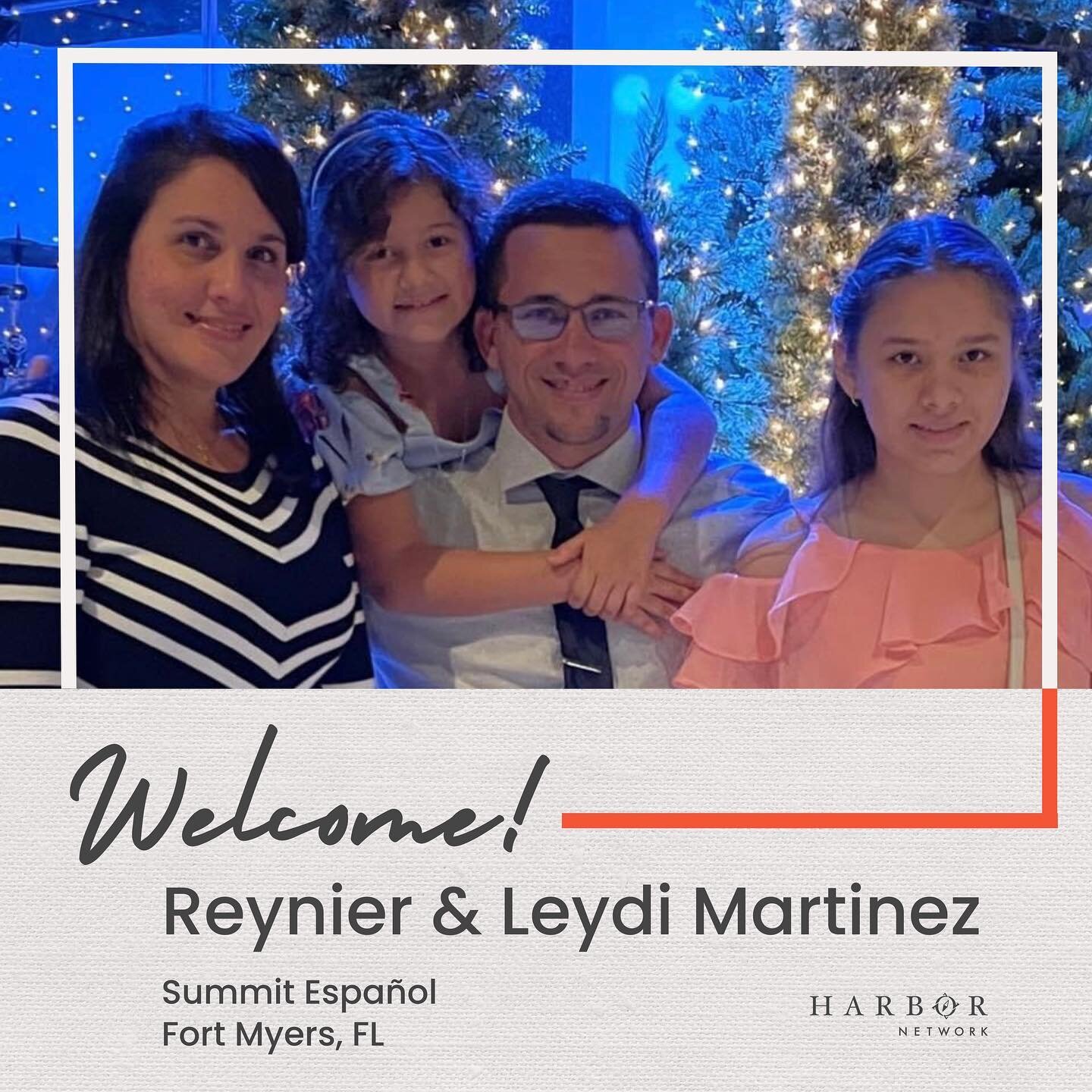 Give a warm Harbor welcome to Reynier &amp; Leydi Martinez and Summit Espa&ntilde;ol! 

&ldquo;April 25, 2021 Summit Espa&ntilde;ol launched the first Sunday gathering. We started as three families gathering and praying for the city. Our prayer and g