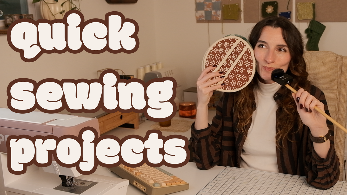 Quick sewing projects for you to make as gifts