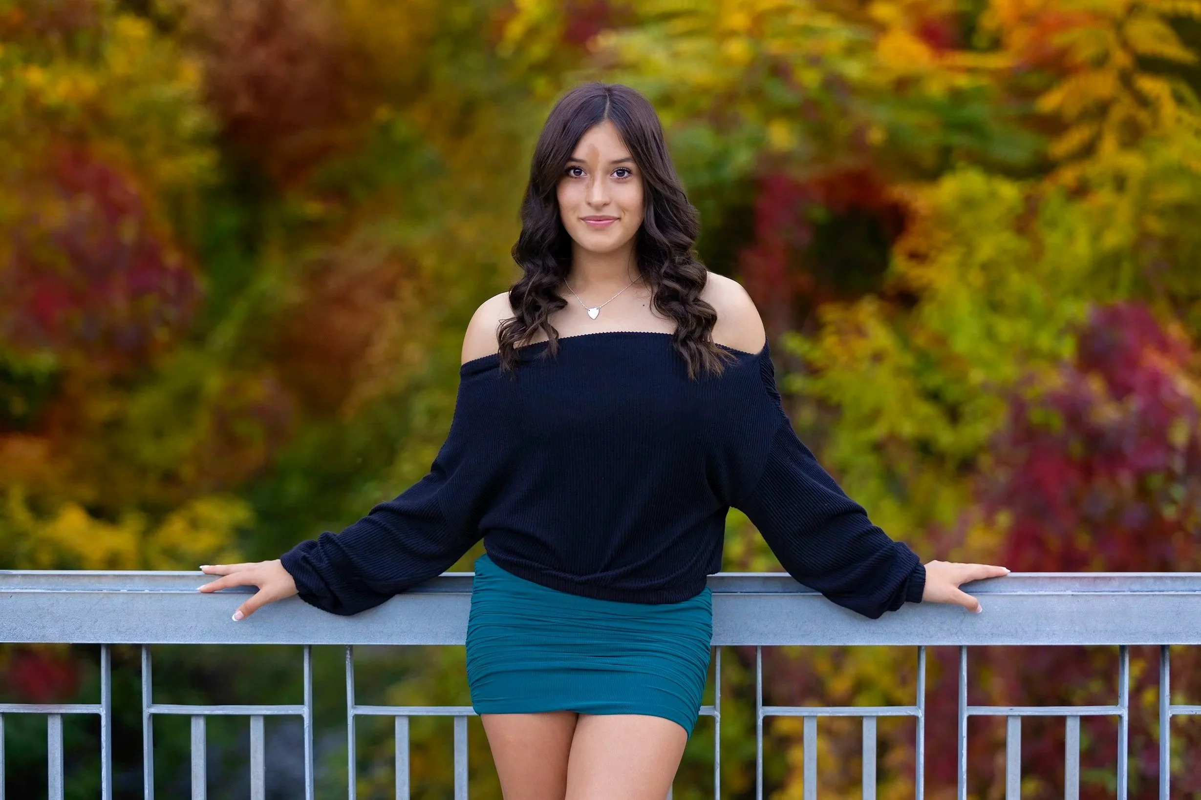 High school senior portrait in Grand Blanc, Michigan
