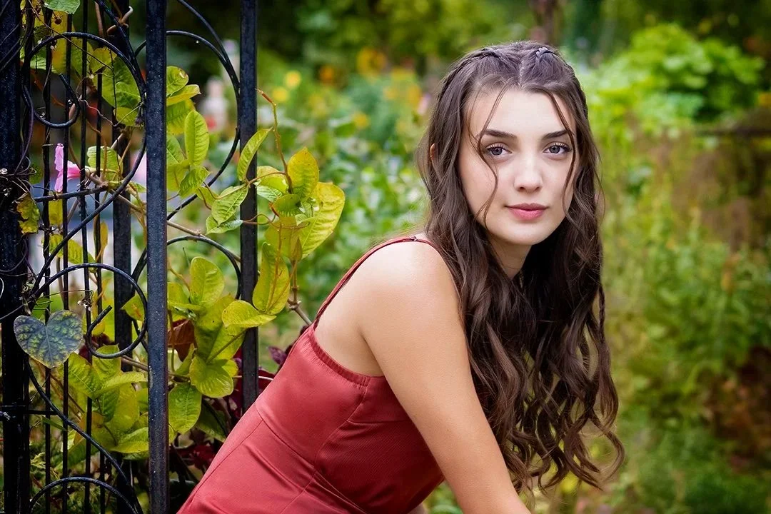 High school senior portrait in Howell, Michigan