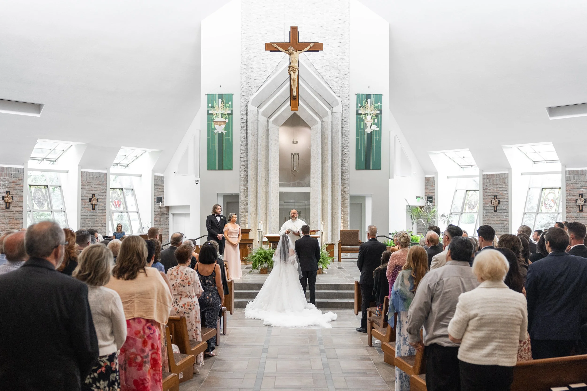 Wedding Ceremony at St. Kieran Catholic Church in Shelby Twp, Michigan