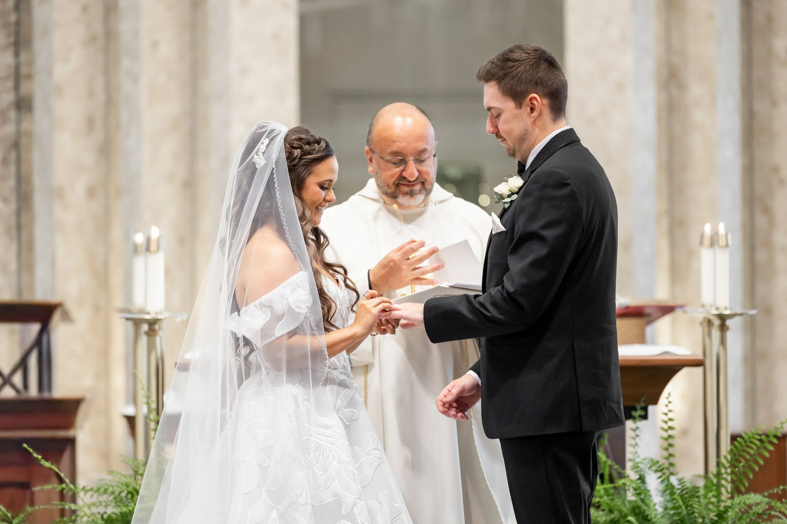 Wedding Ceremony at St. Kieran Catholic Church in Shelby Twp, Michigan