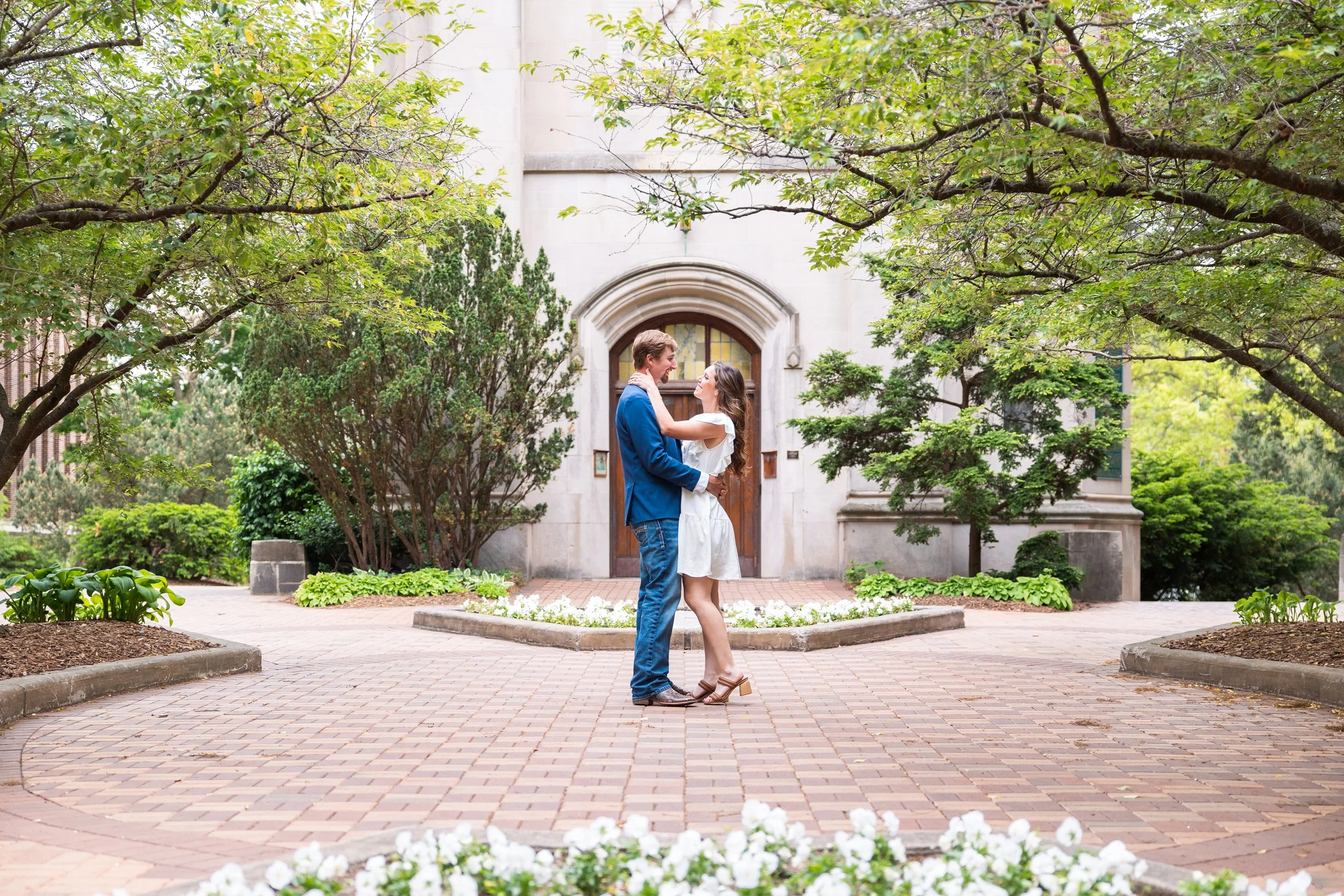 Madi &amp; Joe's Michigan State University Engagement Session | East Lansing Engagement Photographer