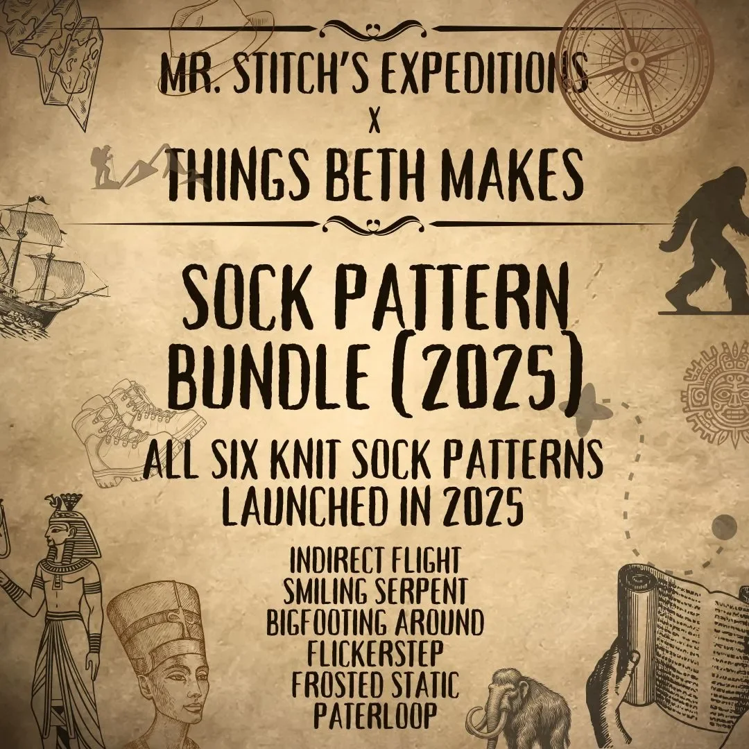 2025 Mr Stitch's Sock Club Pattern Bundle
