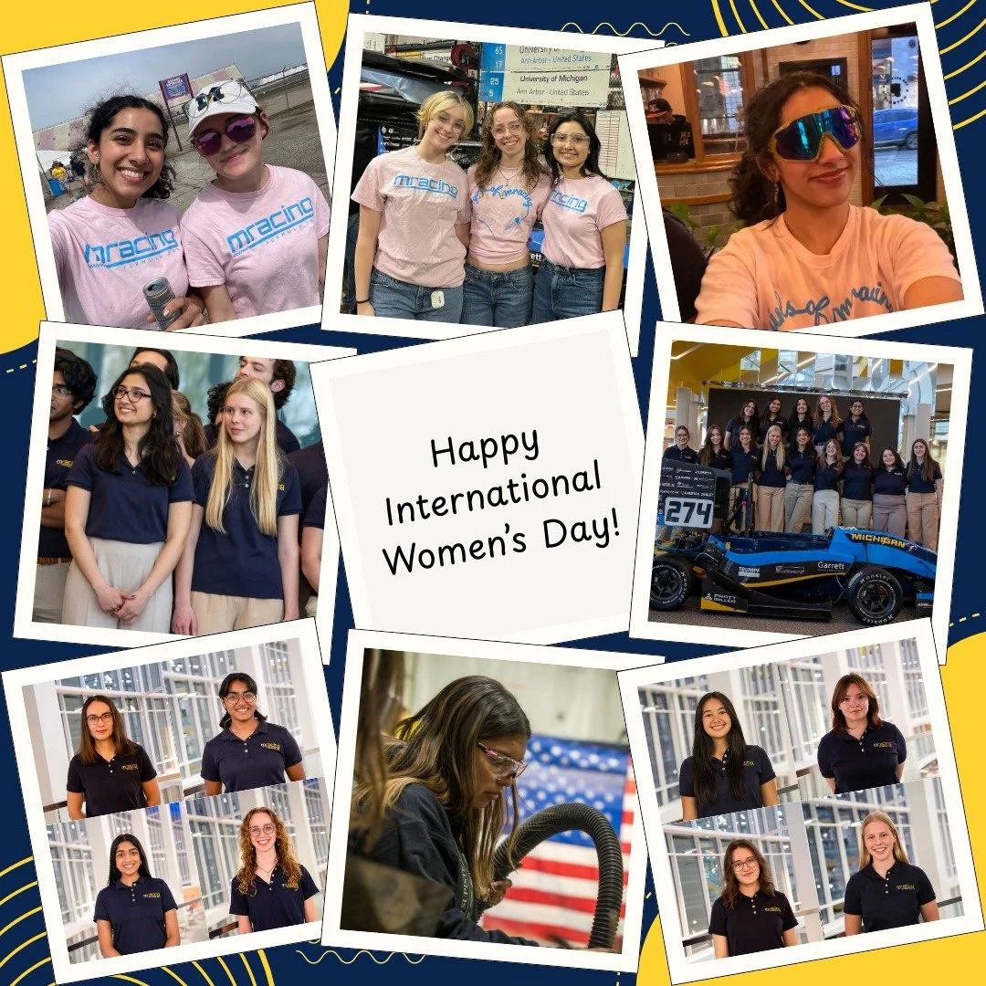 Happy international women&rsquo;s day! MRacing is proud to support so many talented, passionate, and hard-working women on our team! 
Go Fast! Go Blue! 💙💛