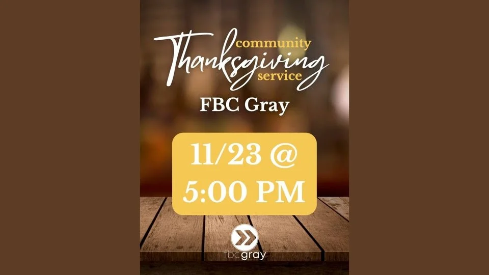 Community Thanksgiving Service @ FBC Gray