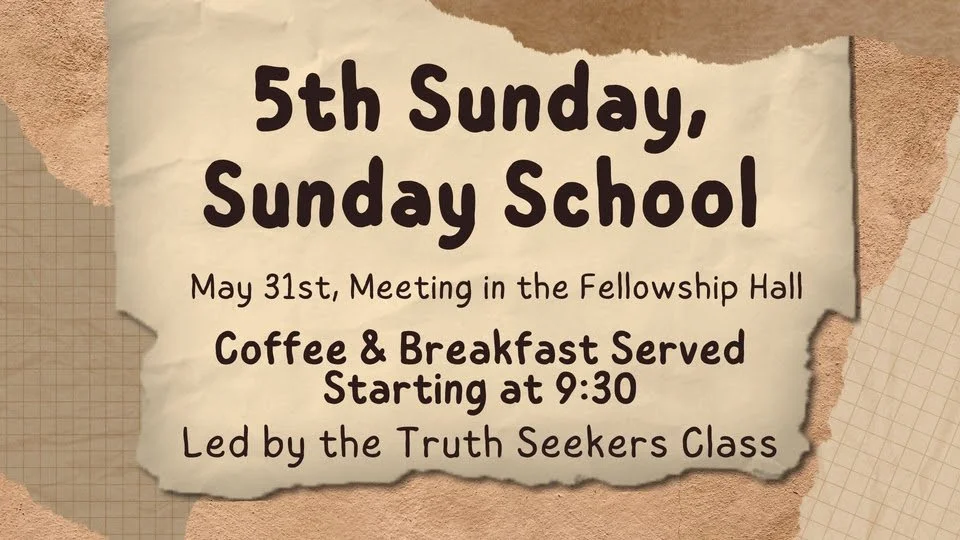 5th Sunday Community Sunday School 