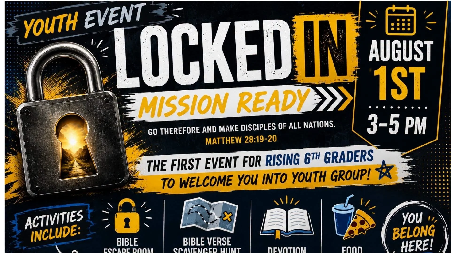 Youth Event Locked In