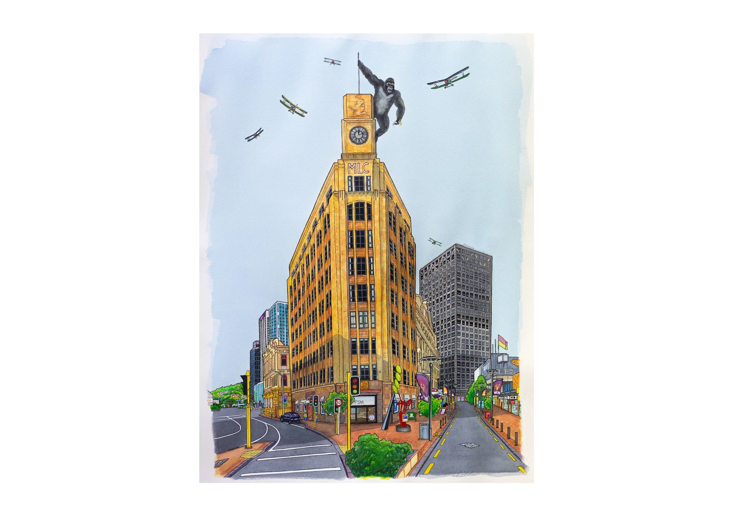'The Visitor' MLC Building Wellington CBD  (Limited edition of 30)