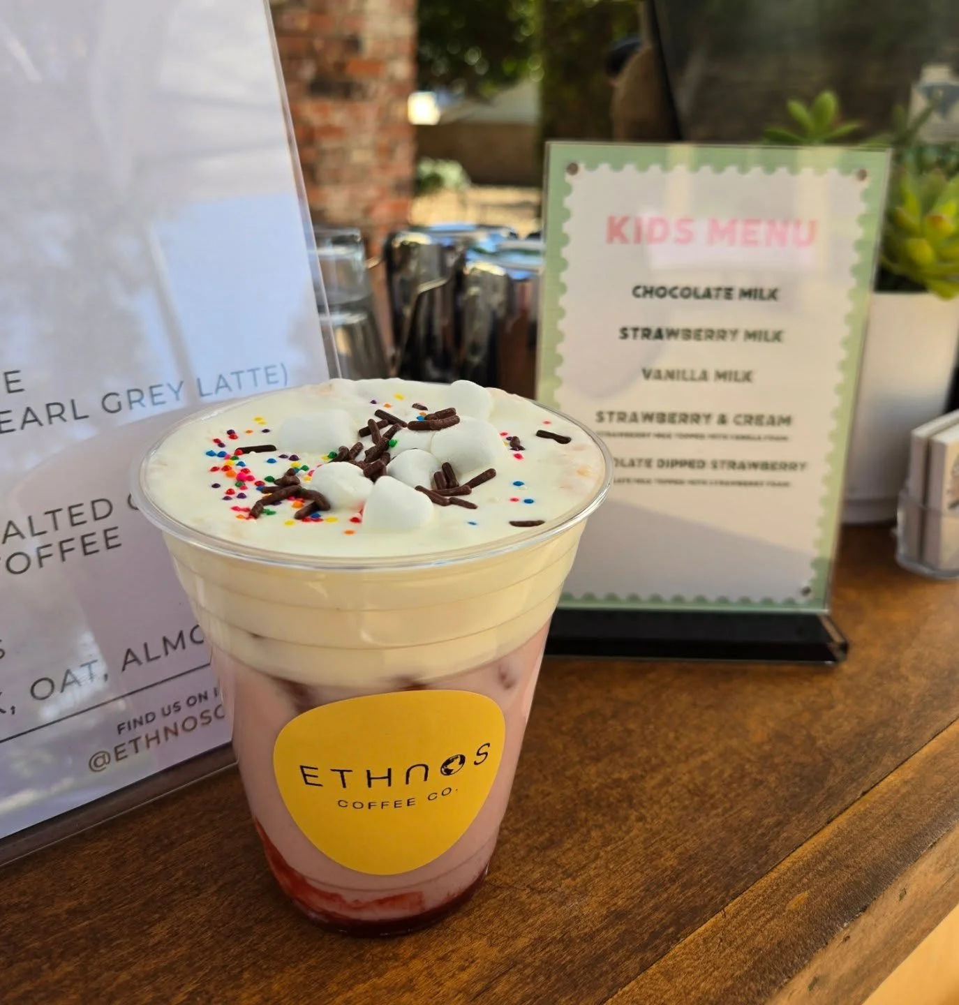 What's better than having a coffee cart at your event? A coffee cart with a kids menu! We're now offering a kids menu package for your children's birthday celebrations. DM us to find out how you can have Ethnos Coffee at your next event! #ethnoscoffe