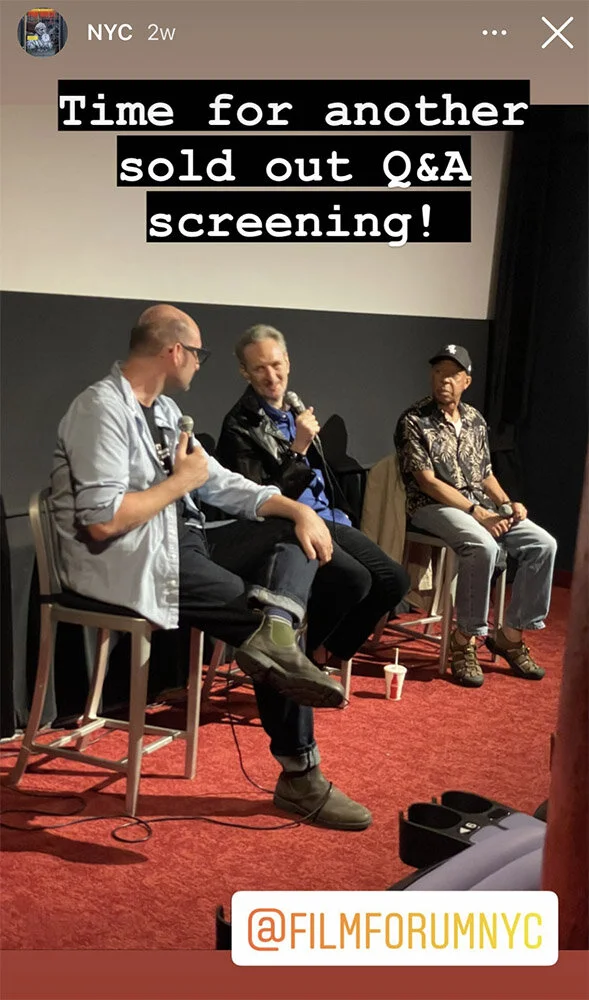  Second night Q&amp;A with Jazz writer Clifford Allen and percussionist/composer Thurman Barker. Photo: Dor Dotson 