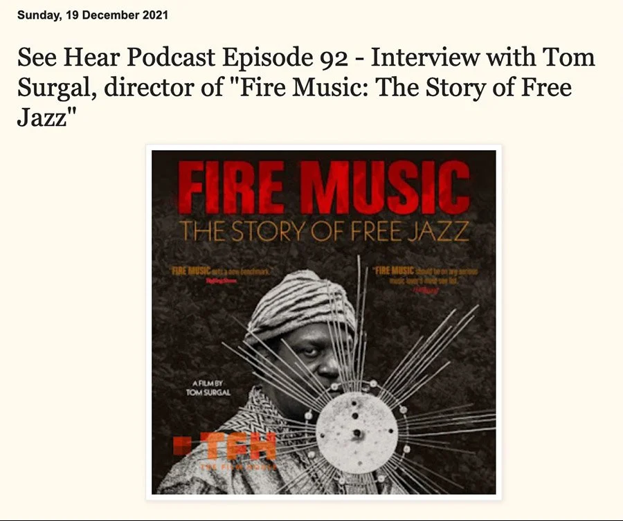 See Hear Podcast interview with Director Tom Surgal