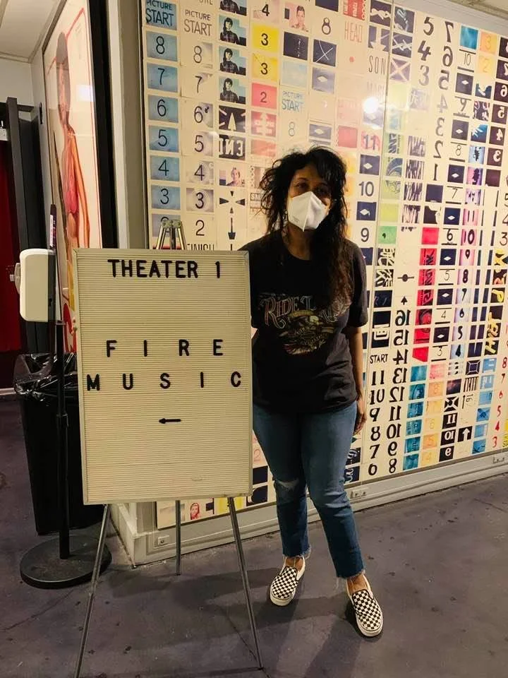  Tara Bhattacharya catching FIre Music during its held over run at AFS in Austin, TX. 