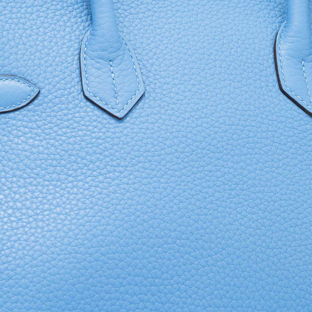 Hermes baby blue Clemence leather