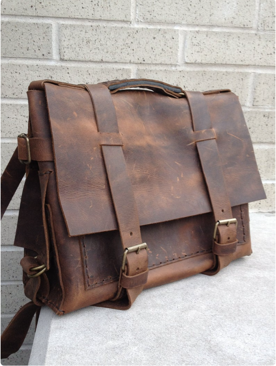 Briefcase by Lucious Leather NY