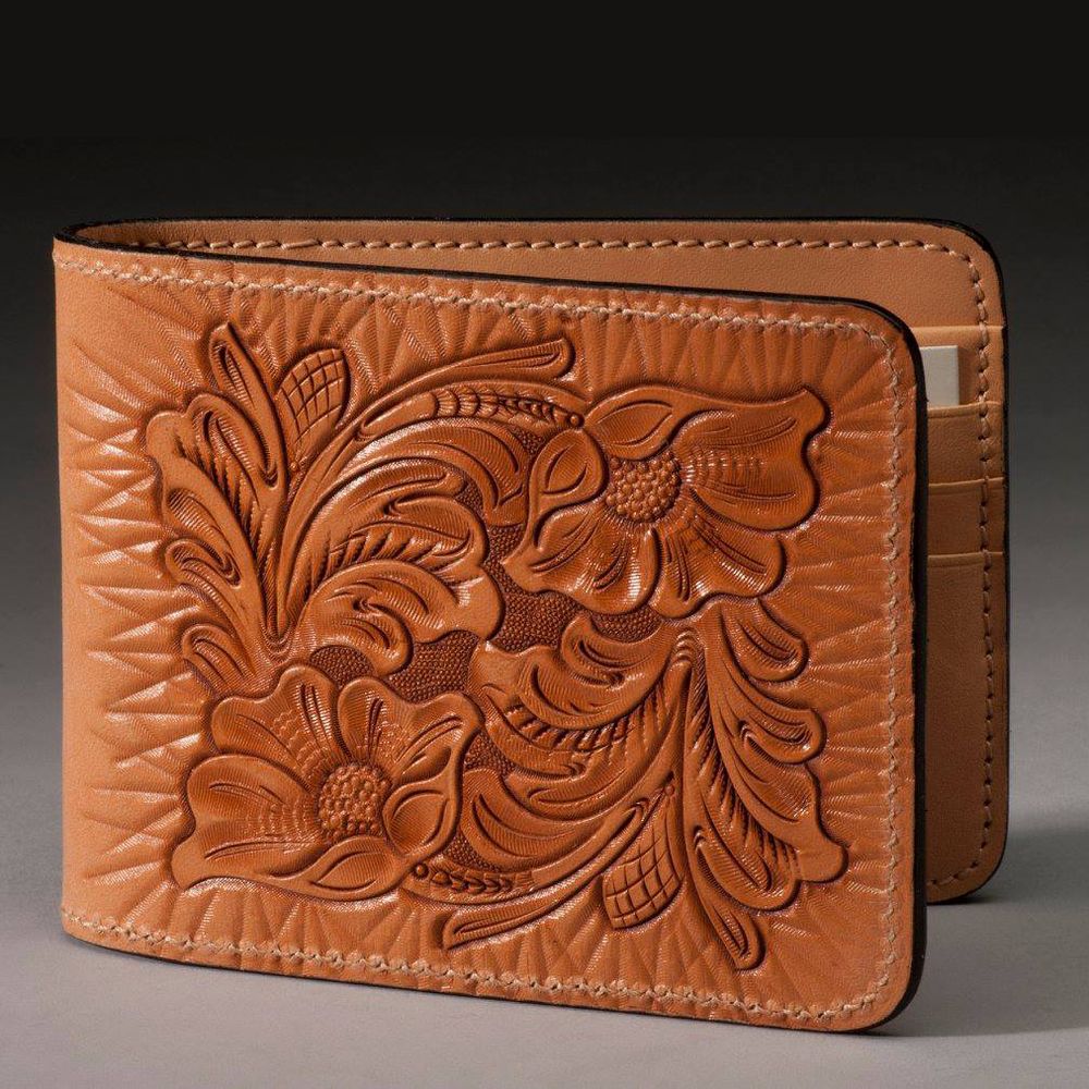 Tooled wallet by Howard Knight