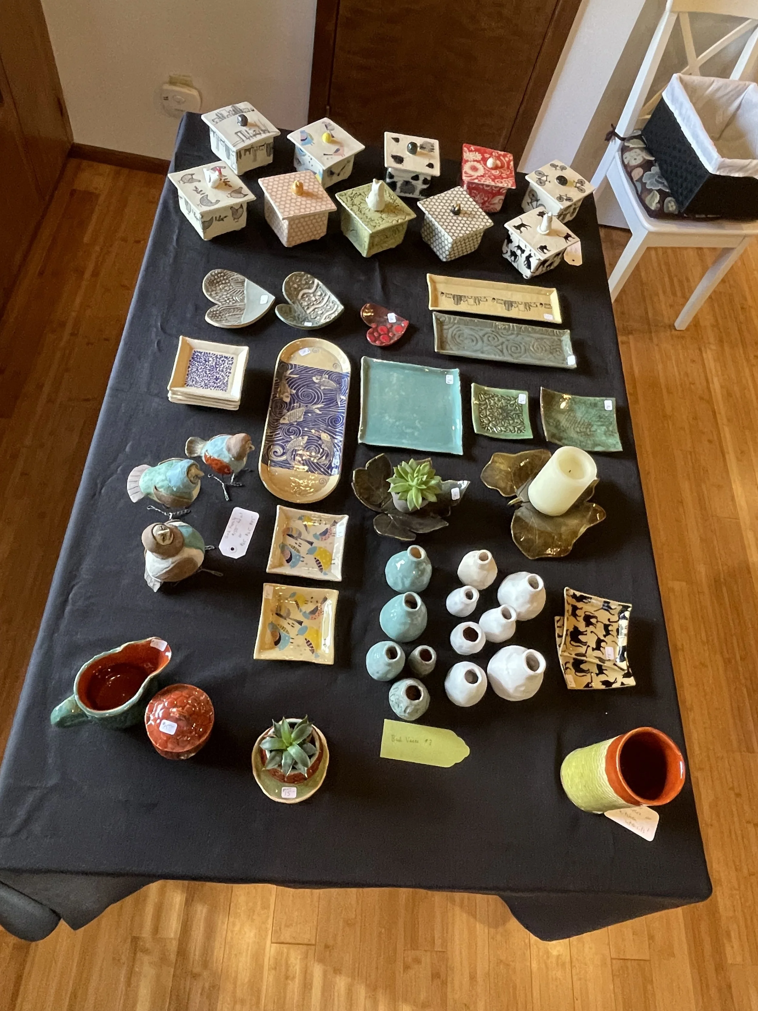 Ceramics for Open Studios Sale