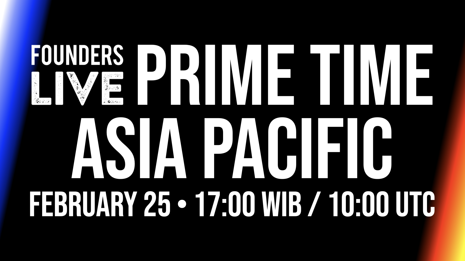 Asia Pacific Regional Finals: Prime Time 2025