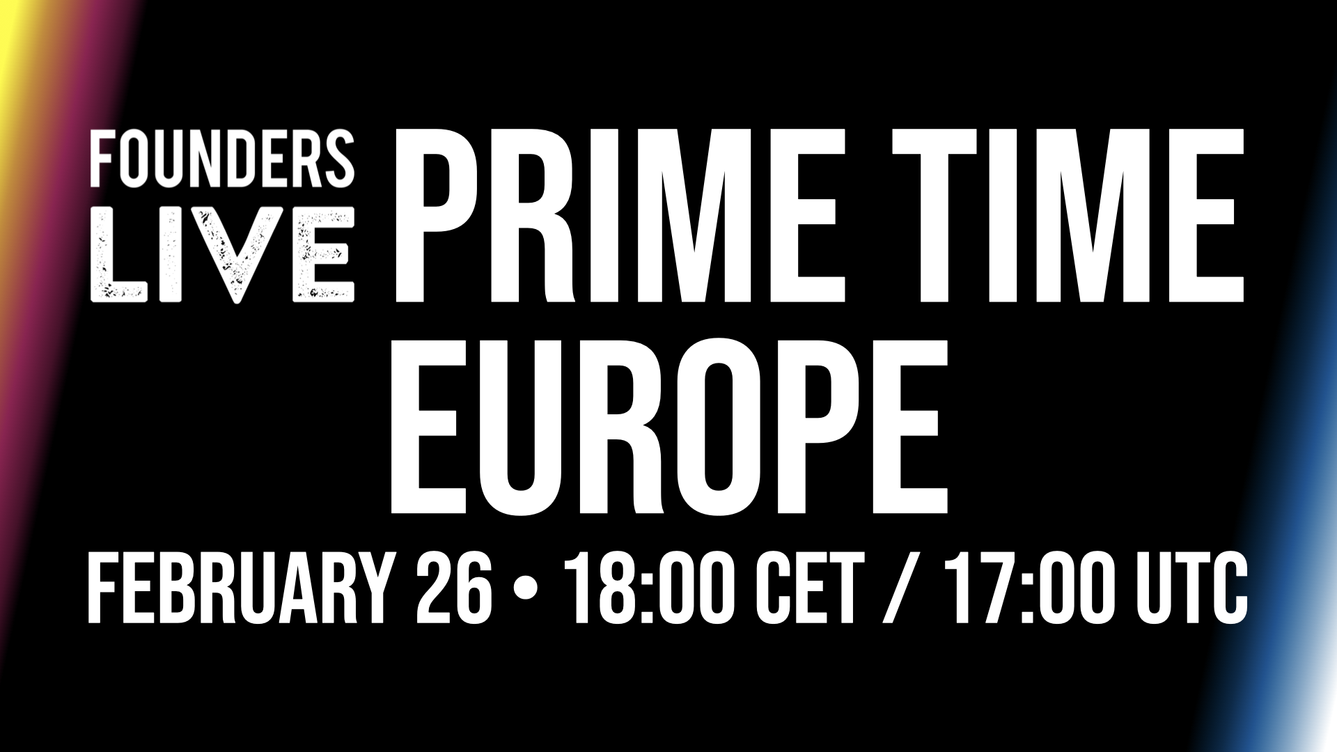 Europe Regional Finals: Prime Time 2025