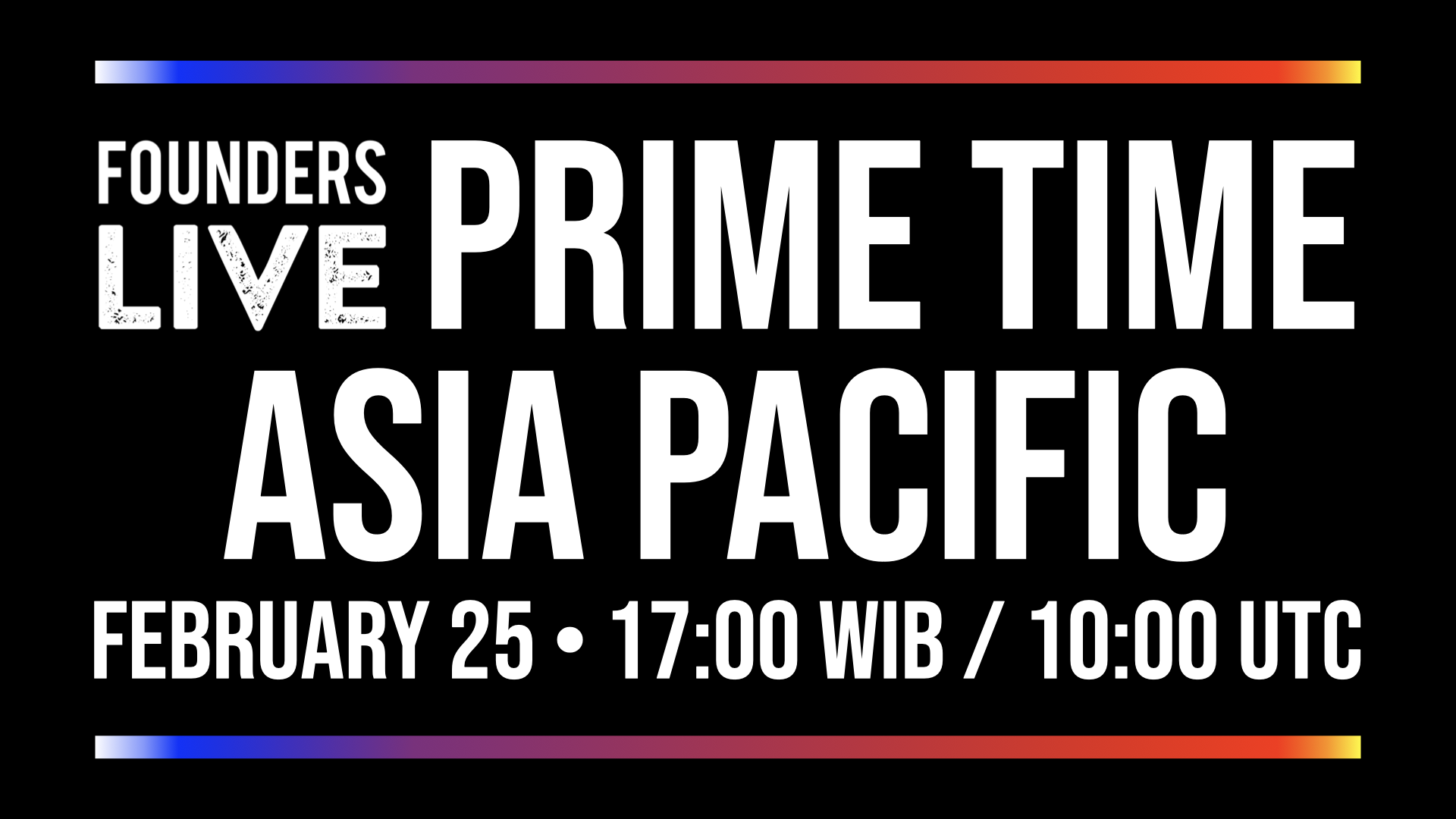 Asia Pacific Regional Finals: Prime Time 2026