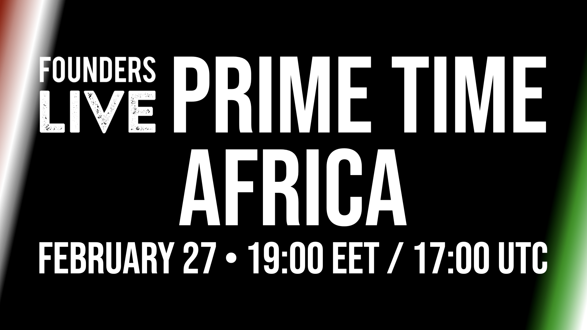 Africa Regional Finals: Prime Time 2025