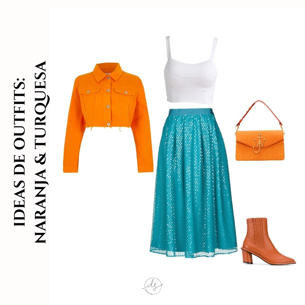 Outfits Turquesa y Naranja - Dey Sotelo - Asesora de Imagen & Personal  Shopper