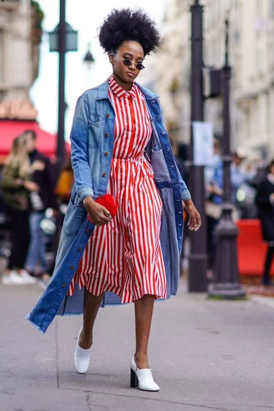 Outfit Azul, Blanco y Rojo - Dey Sotelo - Asesora de Imagen & Personal  Shopper