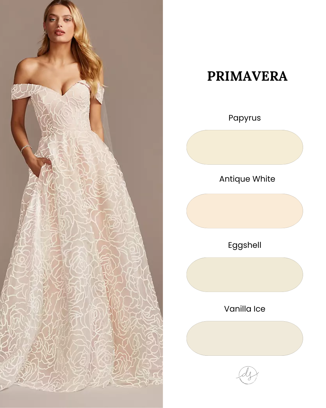 Vestido de Novia Colorimetria