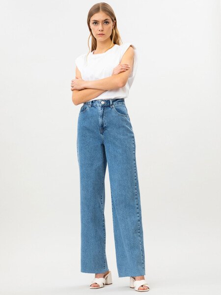 Con que zapatos se usan los pantalones anchos sale