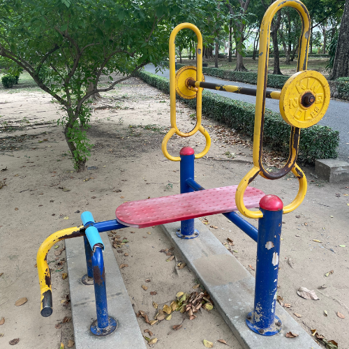 Funky workout station: Ari, Bangkok, Thailand