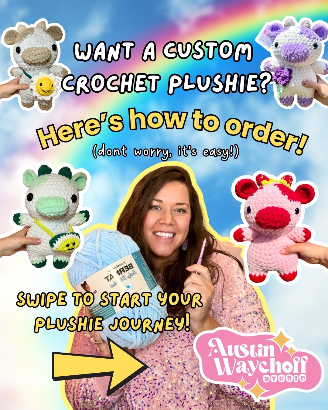 Order your Custom Crochet Plushie!