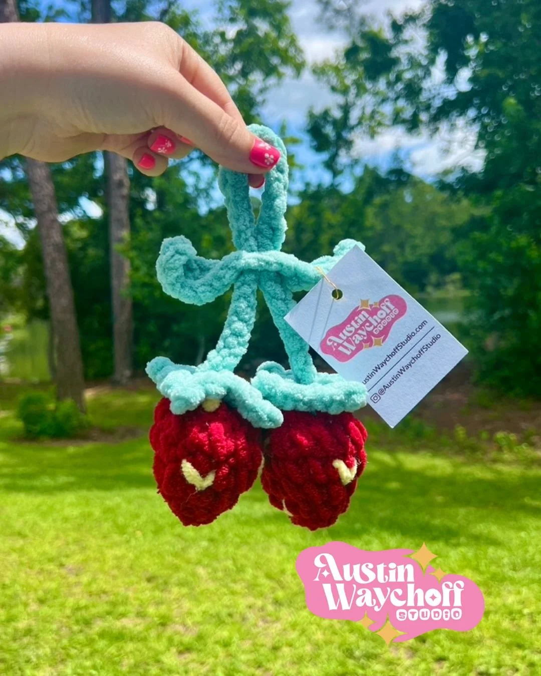 Strawberry Car/Bag Charm