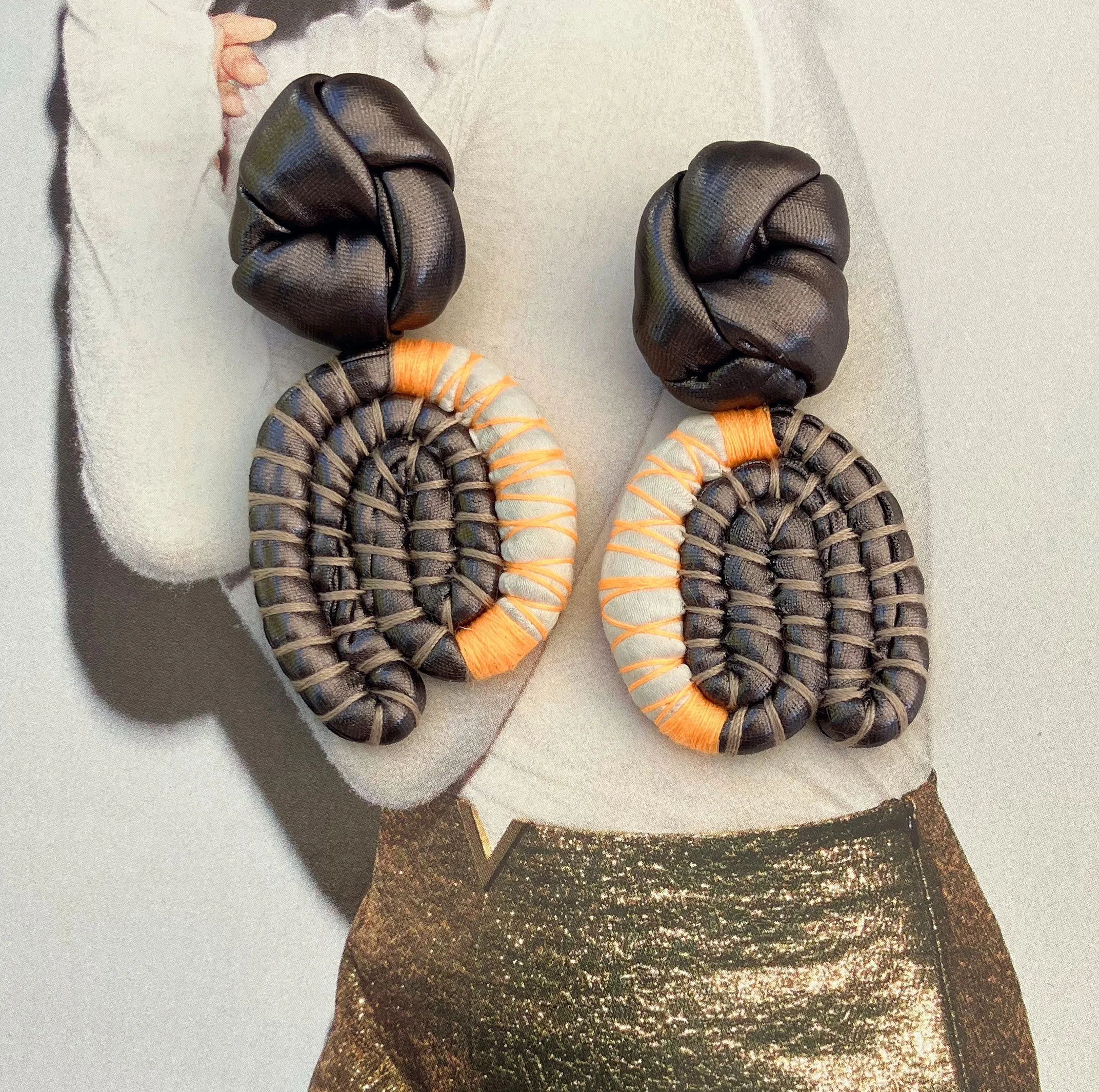 No. 802 Sculptural Earrings