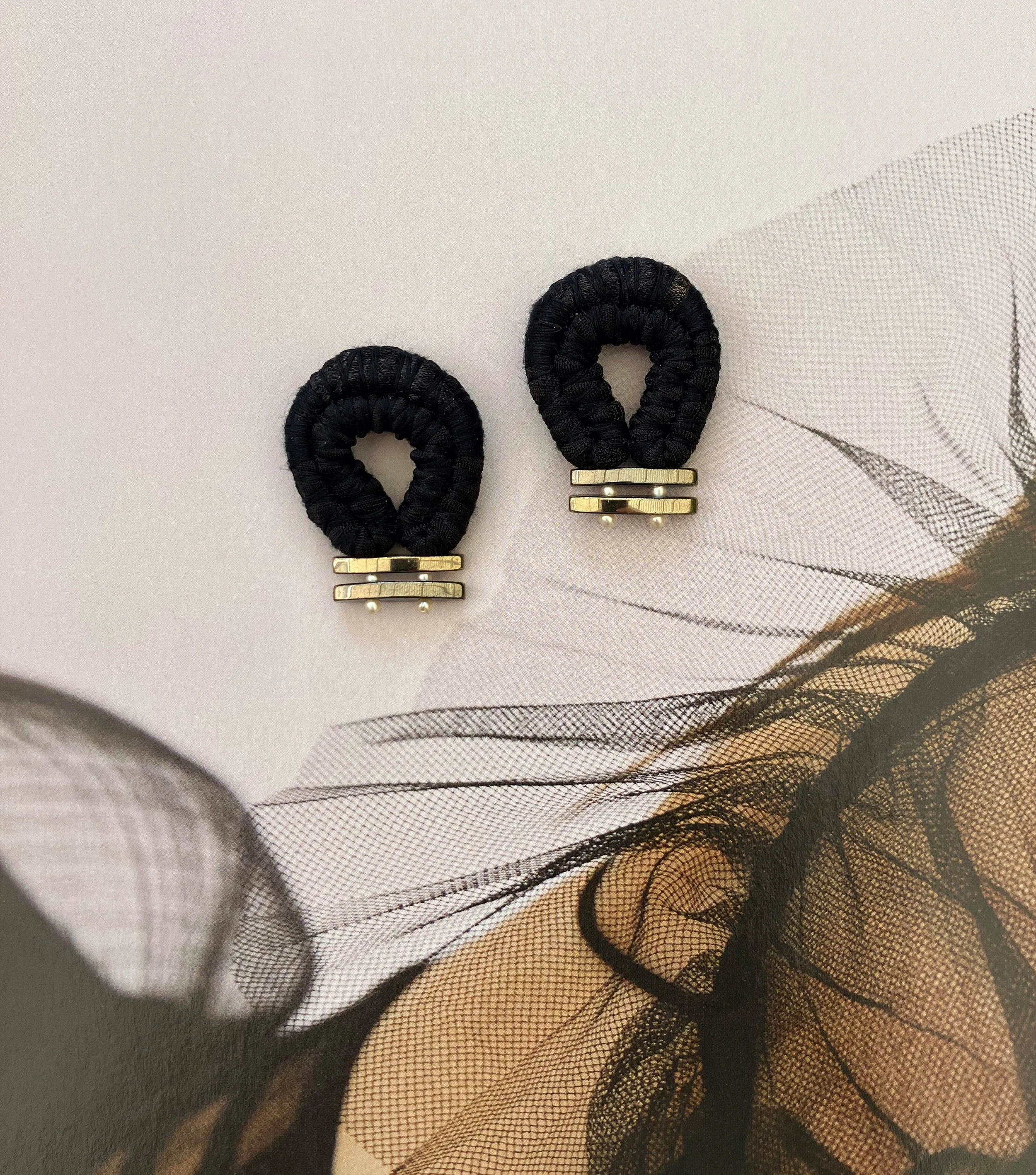 No. 795 A 'Petitie' Pair of Sculptural Earrings