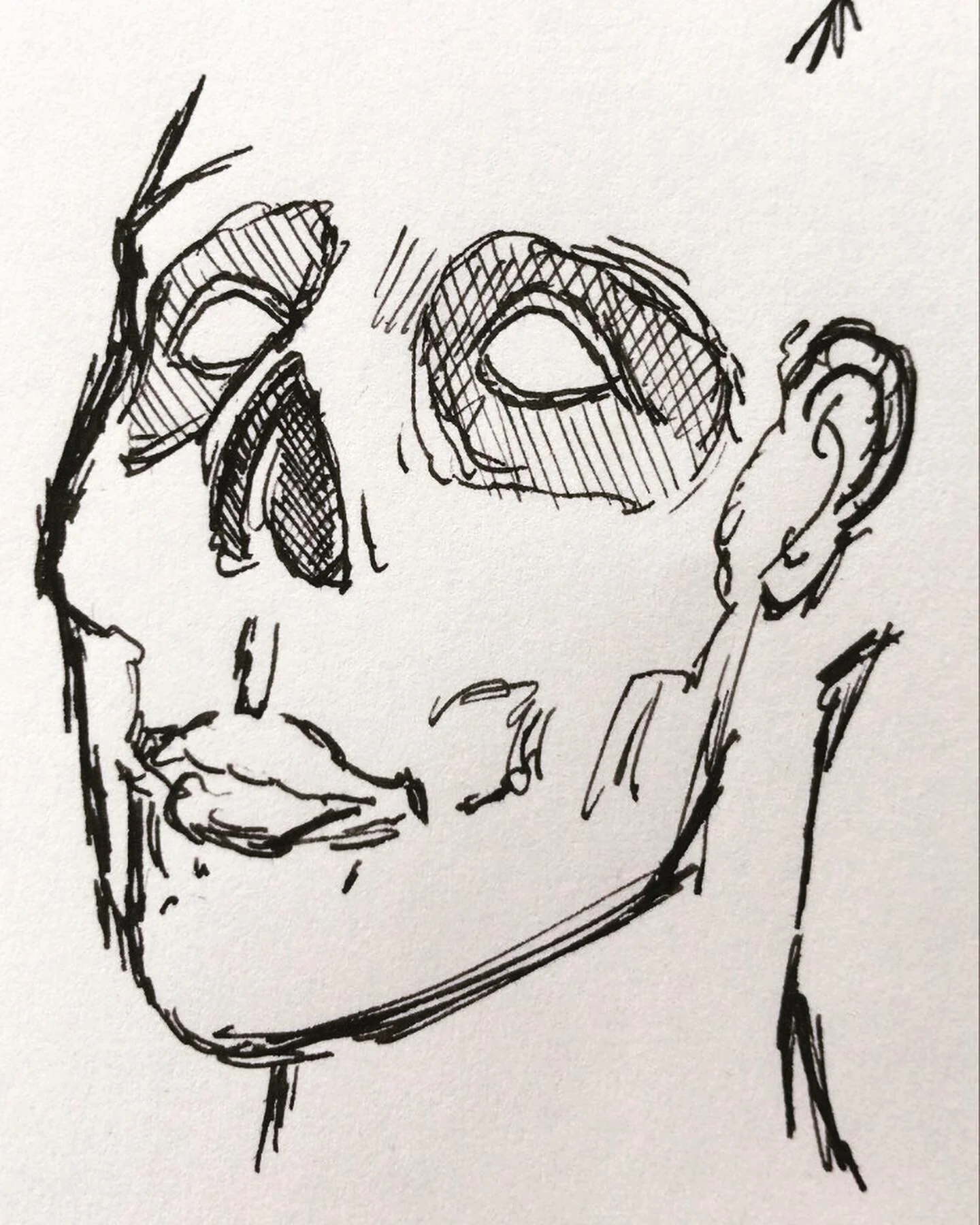 Facial Anatomy Practice Sketches : 28/10/21 

.
.
.
.
.
.
.
.
#sketch #sketchbook #drawing #art #abstractart #surrealism #dailydrawing #penandink #lineart #inktober #inkdrawing